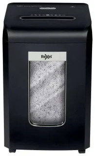 Rexel Promax QS RSX1538 Destructora de Papel de Corte en Particulas P-4 - Destruye hasta 15 Hojas a la Vez - Funcionamiento Ultra Silencioso - Capacidad de la Papelera 38L - Color Negro