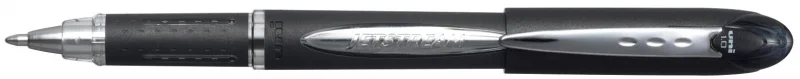 Uni-ball JetStream SX-210 Boligrafo Punta de Bola 1mm - Tinta Resistente al Agua y Luz - Secado Instantaneo - Cuerpo de Plastico y Caucho - Clip Metalico - Color Negro · Pack de 12 uds.