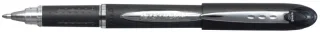 Uni-ball JetStream SX-210 Boligrafo Punta de Bola 1mm - Tinta Resistente al Agua y Luz - Secado Instantaneo - Cuerpo de Plastico y Caucho - Clip Metalico - Color Negro · Pack de 12 uds.
