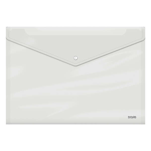 Dohe Sobre Portadocumentos A3 - Cierre de Broche - Polipropileno Cristal Transparente 150 Micras - Transparente · Pack de 10 uds.