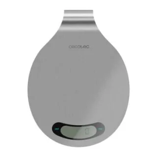 Cecotec Cook Control 10400Smart Healthy EasyHang Bascula de Cocina - Precision de 1gr - Peso Max. 8kg - Pantalla LCD - Funcion Tara - Asa para Colgar