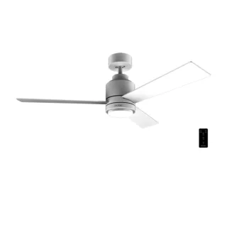 Cecotec EnergySilence Aero 4850 Style White Ventilador de Techo con 3 Aspas y Luz Integrada - 30W - Diametro de 48" - LED de 22W - 6 Velocidades - Modo Invierno - Modo Natural Breeze - Color