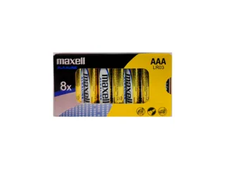 Maxell Pack de 8 Pilas Alcalinas LR03 AAA 1.5V