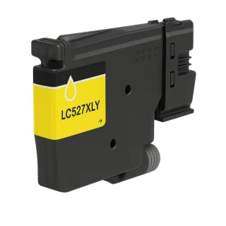 Brother LC527XL Amarillo Cartucho de Tinta Pigmentada Generico - Reemplaza LC527XLY/LC527Y