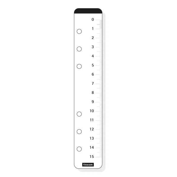 Finocam C960 Regla para Agendas Classic - Formato 609 - 35x180mm - Color Blanco