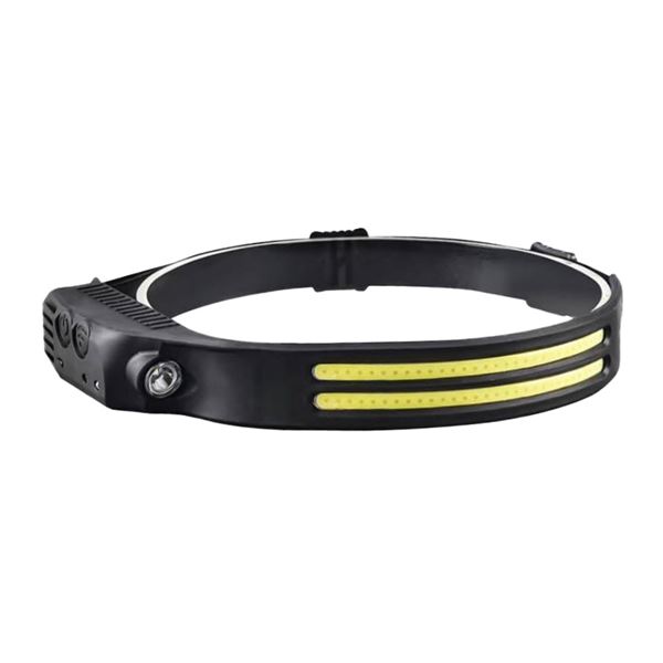 Elbat EB0575 Linterna de Cabeza LED 800Lm + 200Lm - 6500K - 4 Modos de Iluminacion - Sensor de Manos - Autonomia Hasta 8 Horas - Color Negro