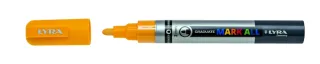 Lyra Mark All Rotulador Permanente - Multisuperficie - Punta Redonda - 2mm - Color Amarillo · Pack de 6 uds.