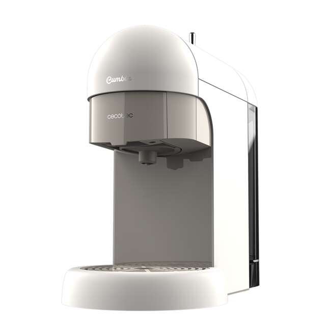 Cecotec Cumbia Capricciosa Cafetera Express White 1100W - Apta para Cafe Molido y Capsulas ESE - Deposito de Agua 0.6L - 19 Bares