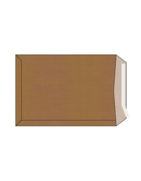 Sam Pack de 1000 Sobres de Papel Kraft 70grs - Medidas 120x170mm - Autoadhesivo con Tira de Silicona - Color Marron