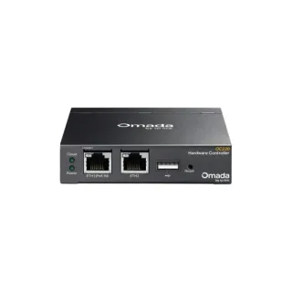 TP-Link Omada OC220 Controlador de Red - Gestion Remota con Acceso Gratuito a la Nube - 2xRJ45 Ethernet 1Gbps - USB 2.0 - Micro-USB - Carcasa Metalica - Color Negro