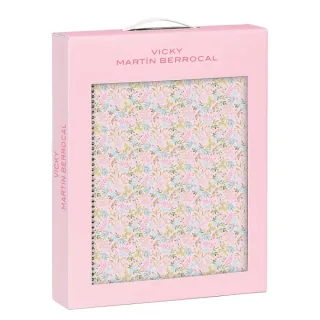 Safta VMB Set de Libreta A4 y Saco para Regalo - Presentado con Ventana Transparente - Asa de PVC - 280x60x350mm - Color Rosa