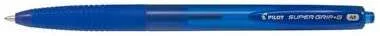 Pilot Boligrafo de Bola Retractil SuperGrip G - Punta Redonda 1.0mm - Trazo 0.4mm - Tinta de Aceite - Grip Ergonomico - Color Azul · Pack de 12 uds.