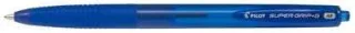 Pilot Boligrafo de Bola Retractil SuperGrip G - Punta Redonda 1.0mm - Trazo 0.4mm - Tinta de Aceite - Grip Ergonomico - Color Azul · Pack de 12 uds.