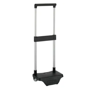 Safta Carro Portamochilas - Sujecion Universal - Material Resistente - Ruedas de PVC - Modelo Patentado - 26x10x34cm - Color Negro