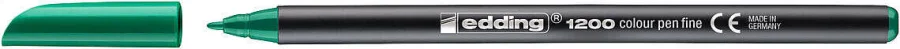 Edding 1300 Rotulador - Punta Redonda - Trazo 2 mm. - Tinta con Base de Agua - Color Verde · Pack de 10 uds.