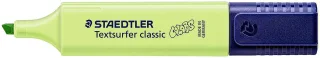 Staedtler Textsurfer Classic 364 Pastel Marcador Fluorescente - Punta Biselada - Trazo entre 1 - 5mm - Tinta con Base de Agua - Color Verde Lima · Pack de 10 uds.