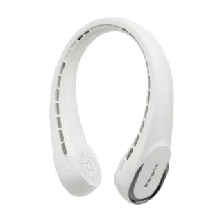 Orbegozo NF 4500 Ventilador de Cuello Refrescante - Motor DC - 3 Velocidades - Salida de Aire 360 - Silencioso - Bateria de 3600mAH - Color Blanco