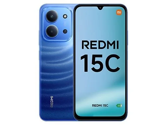 Xiaomi Redmi 15C Smartphone Pantalla 6.9" - 4GB - 128GB - Camara Principal 50MP - Bateria 6000mAh - Color Azul
