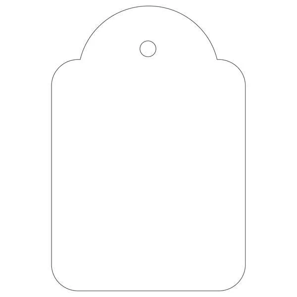 Apli Etiquetas Colgantes Blancas 36 x 53mm 100 U.