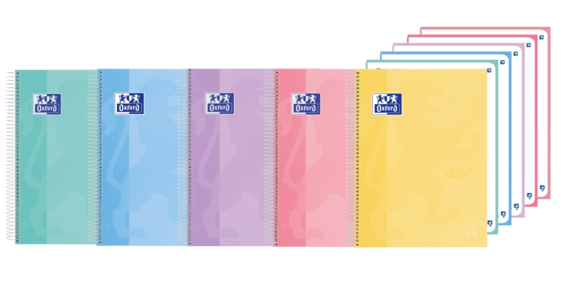 Oxford School Touch Europeanbook 5 Dotbook A4+ - Tapa Extradura - Dots 5x5 - 120 Hojas - Colores Surtidos · Pack de 5 uds.