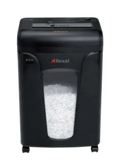 Rexel Mercury Destructora Microcorte - Antiatasco - Hasta 8 Hojas - Destruye Grapas, Clips y Cds - Capacidad Papelera 21L, 220 Hojas A4