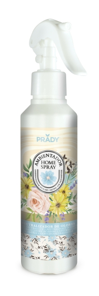 Prady Ambientador Home Spray Nuetralizador de Olores - Frasco de 220 ml - Spray Pulverizador