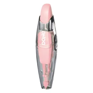 Dohe Serenity Cinta Correctora - 5mm x 6m - Pulsador Retractil - Recargable - Cuerpo Ergonomico - Color Rosa · Pack de 10 uds.