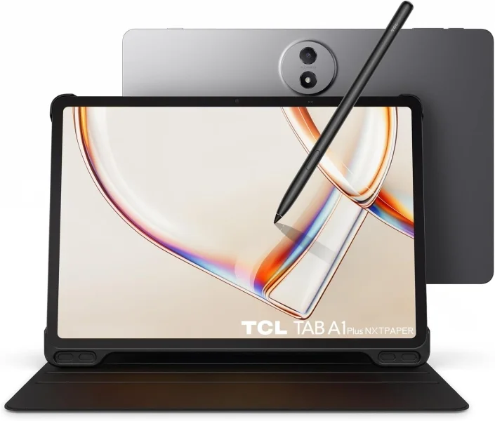 TCL TAB A1 Plus Nxtpaper Tablet 12,2" + Funda + Stylus - 6GB - 256GB - WiFI, Bluetooth 5.0 - Camara Principal 8MP - Bateria 10000mAh - Color Gris