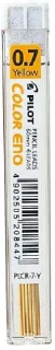Pilot Pack de 6 Minas para Portaminas Color Eno H-197 0.7mm - Minas Color Amarillo