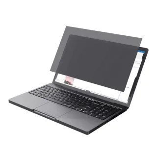 Trust Filtro de Privacidad para Portatiles de 15.6" - Proteccion de Pantalla en Espacios Publicos - Angulo de Vision de 60 Grados - Facil de Colocar y Quitar