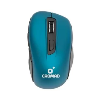 Cromad Raton Inalambrico - Hasta 10 Metros de Alcance - Incluye Mini Receptor USB - Maxima Autonomia de Bateria, Hasta 12 Meses - 3 Botones Accesibles - Diseño Comodo - Maxima Precision - Ta