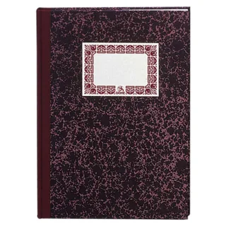 Dohe Cuaderno Cartone Modelo Caja de 100 Hojas - Folio Natural - Tapa en Tres Piezas con Lomera de Tela - Interior en Papel Offset de 70g/m2 - Cosidos a Hilo Vegetal - Lomo Burdeos