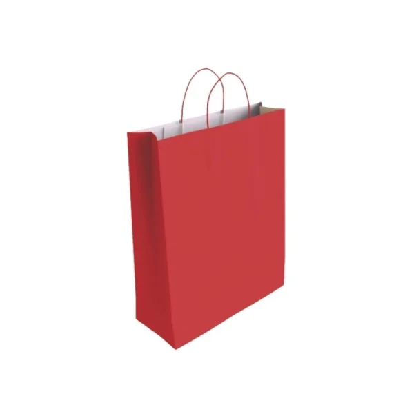 Bismark Bolsa de Papel Celulosa - Medidas 40x14x32cm - Color Rojo · Pack de 25 uds.