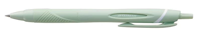 Uni-ball JetStream SXN-150 Pastel Boligrafo Retractil con Punta de Bola 1mm - Tinta Pigmentada Resistente al Agua y Luz - Secado Instantaneo - Tinta Color Azul - Cuerpo de Color Verde Pastel · Pack de 12 uds.