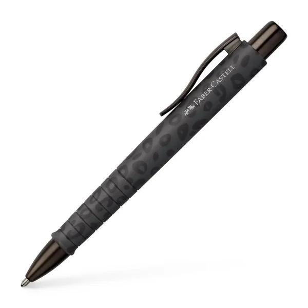 Faber-Castell Poly Ball Leo Edition 2026 Boligrafo Retractil XB - Forma Triangular Ergonomica - Suave al Tacto - Diseño Urban Jungle · Pack de 6 uds.