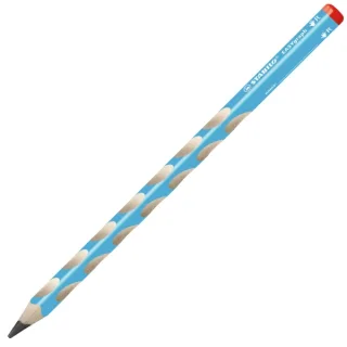 Stabilo Easygraph Lapiz de Grafito - Mina HB de 3.15mm - Diseño Ergonomico - Uso Diestro - Color Azul · Pack de 12 uds.