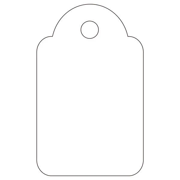 Apli Etiquetas Colgantes Blancas 18 x 29mm 200 U.