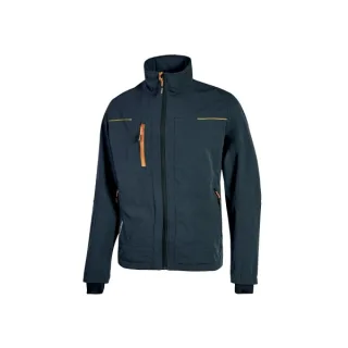 Upower Pluton Chaqueta de Tela Resistente - Talla 2XL - Suave, Repelente al Agua, Transpirable, Secado Rapido, Bolsillos Practicos, Capuchon Retractil, Puños a Prueba de Viento, Proteccion D