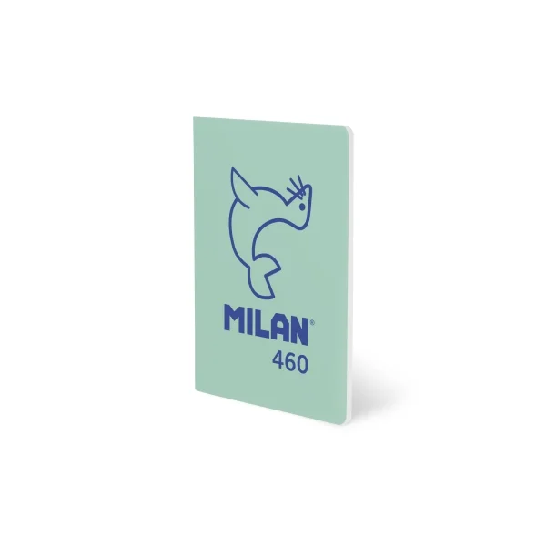 Milan 460 Since 1918 Libreta A5 Grapada - Papel a Lineas - 24 Hojas de 95g - Color Menta