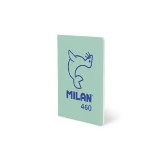 Milan 460 Since 1918 Libreta A5 Grapada - Papel a Lineas - 24 Hojas de 95g - Color Menta