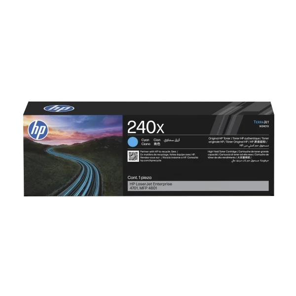 HP W2401X Cyan Cartucho de Toner Original - 240X