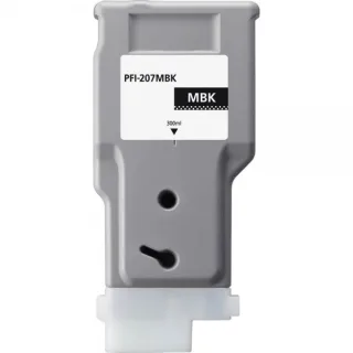 Canon PFI207 Negro Mate Cartucho de Tinta Pigmentada Generico - Reemplaza 8788B001/PFI-207MBK