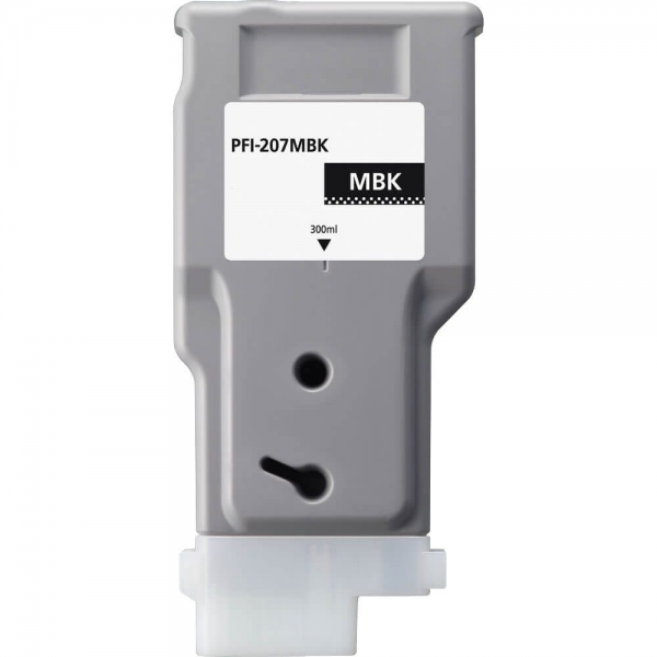Canon PFI207 Negro Mate Cartucho de Tinta Pigmentada Generico - Reemplaza 8788B001/PFI-207MBK