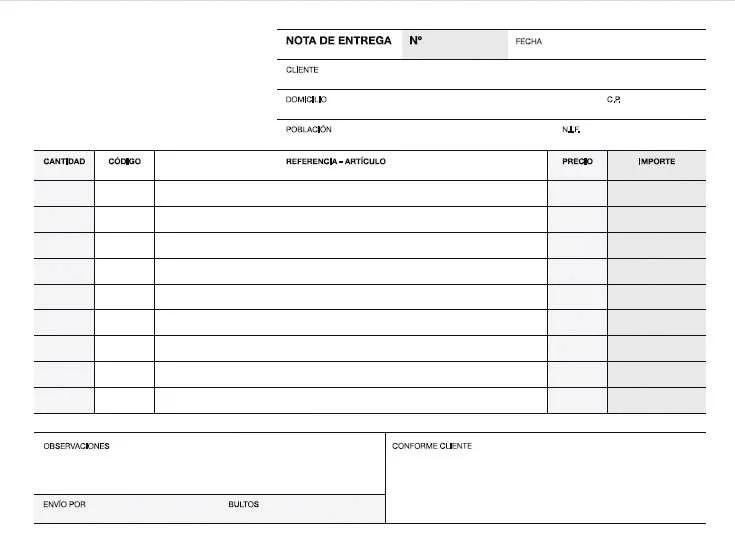 Apli Talonario Entrega 1/8 Apaisado Duplicado - Formato Apaisado - 2 Copias - Numeracion Secuencial - Papel Autocopiativo - Blanco · Pack de 10 uds.