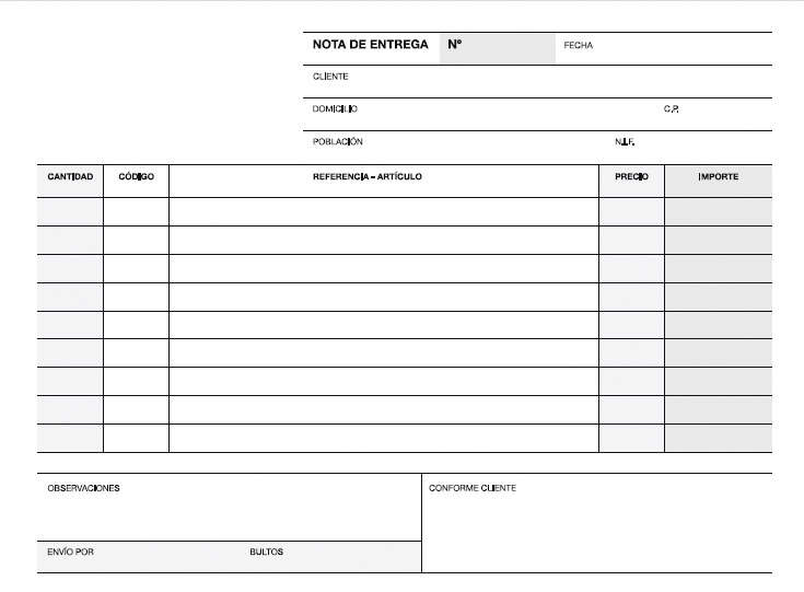 Apli Talonario Entrega 1/8 Apaisado Duplicado - Formato Apaisado - 2 Copias - Numeracion Secuencial - Papel Autocopiativo - Blanco · Pack de 10 uds.