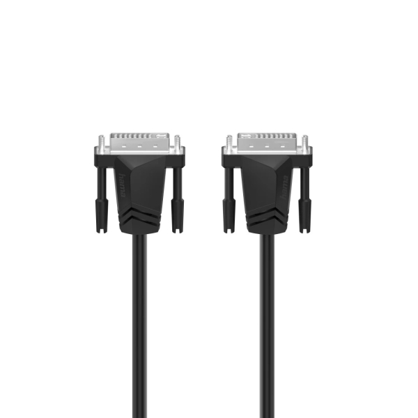 Hama Essential Cable DVI - Cable 1.5m - Wqhd - Dual Link - Blindaje Doble - Color Negro