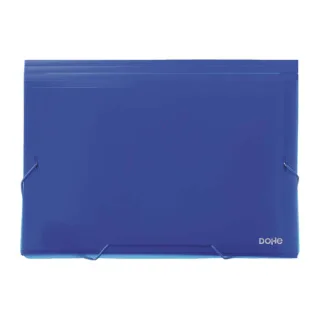Dohe Clasificadores Acordeon de 13 Departamentos - Tamaño Din A4 - Fabricados en Polipropileno Opaco de 700 Micras - con Cierre de Gomas