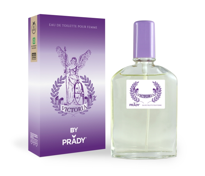 Prady Colonia de Mujer Victoria - Frasco de 90 ml - Spray Pulverizador