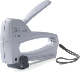Rapesco Z T-Pro Clavadora/Grapadora - Para Grapas 53/6-8mm - Bloqueo del Mando - Visor del Nivel de Grapas - Color Plata