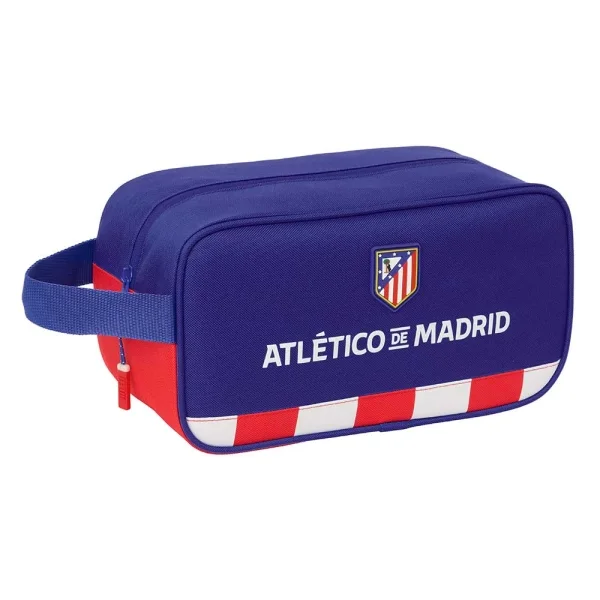 Safta Atletico de Madrid Zapatillero - Asa Lateral - 6L - Resistente - 290x140x150mm - Color Azul Marino